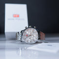 Mini Focus Chronograph Watch – Silver Stainless Steel