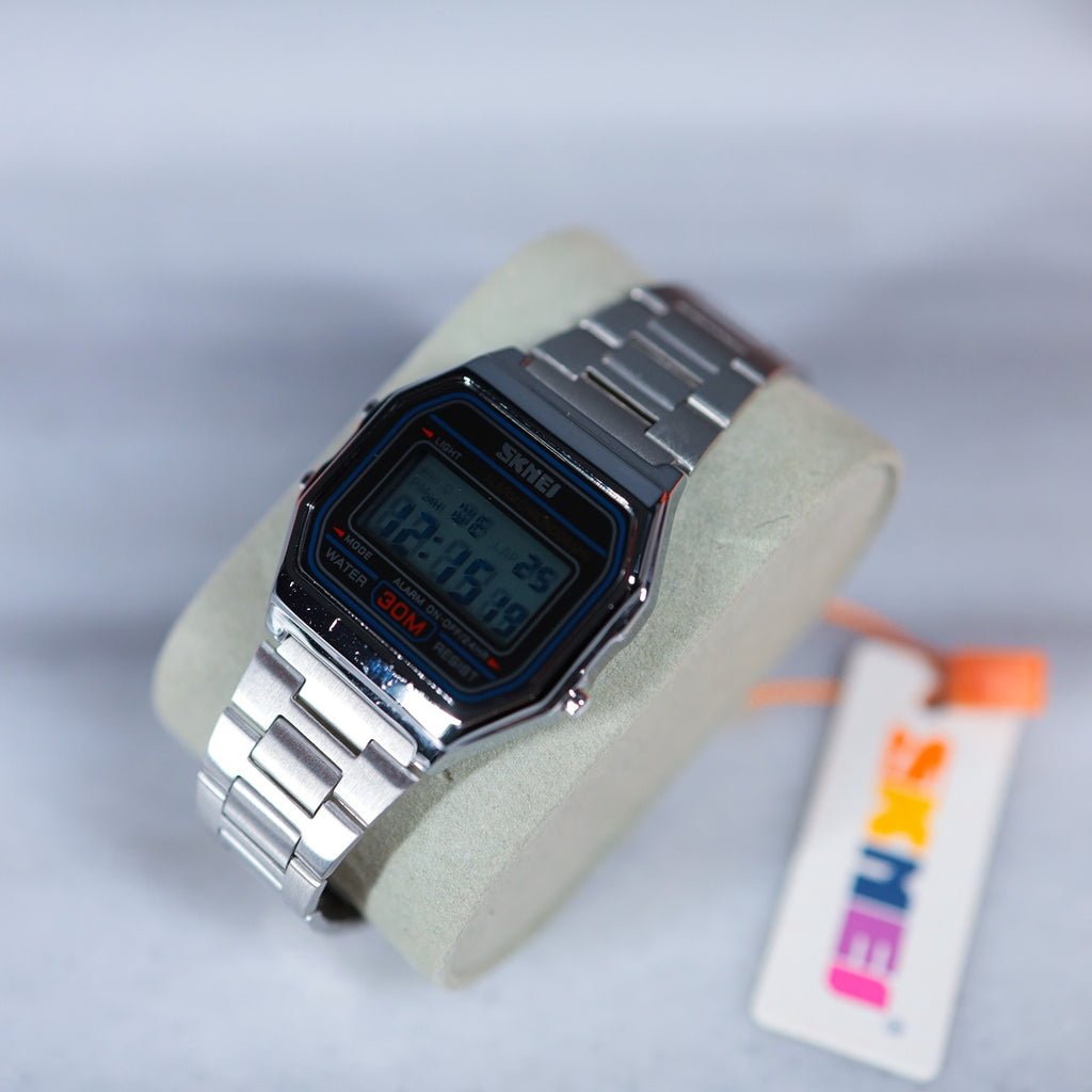 SKMEI Casio Design Digital Watch Stainless Steel