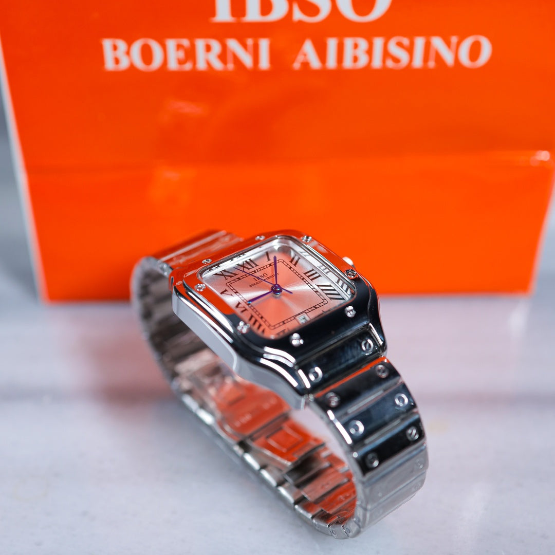 IBSO Boerni Aibisino Santos-Style Watch – Stainless Steel