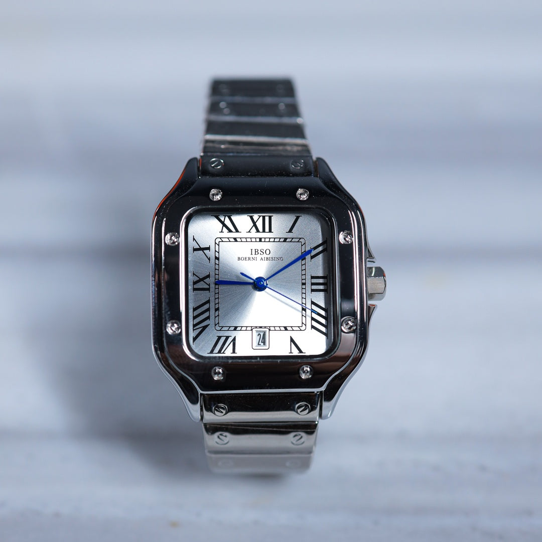 IBSO Boerni Aibisino Santos-Style Watch – Stainless Steel